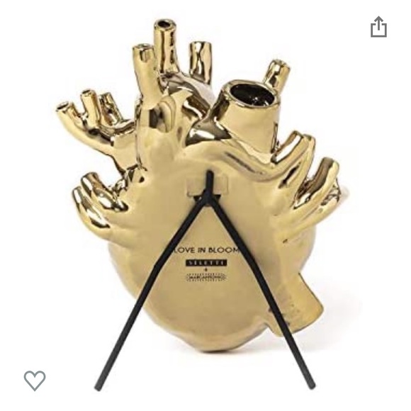 Love in Bloom Vase in Gold Edition - Picture 3 of 9